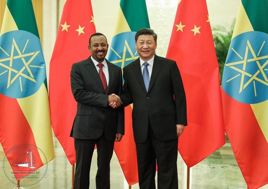 Ethiopian Prime Minister Ahmed Abiy meets Chinese President Xi Jinping in Beijing